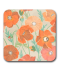 ที่รองแก้วทรงเหลี่ยม Flora poppy MDF Square coaster